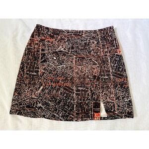 Urban Outfitters Sz Medium Marni Los Angeles Map of LA Mini Skirt